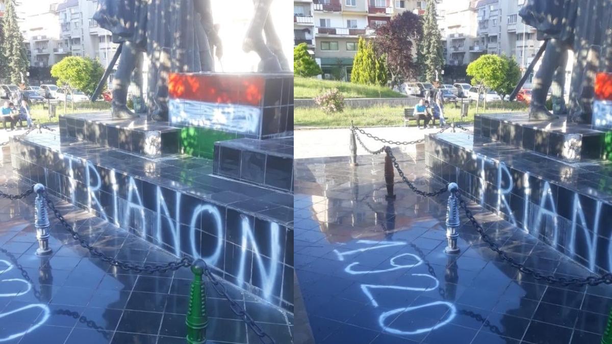 statuia lui mihai viteazul sfantu gheorghe curatata