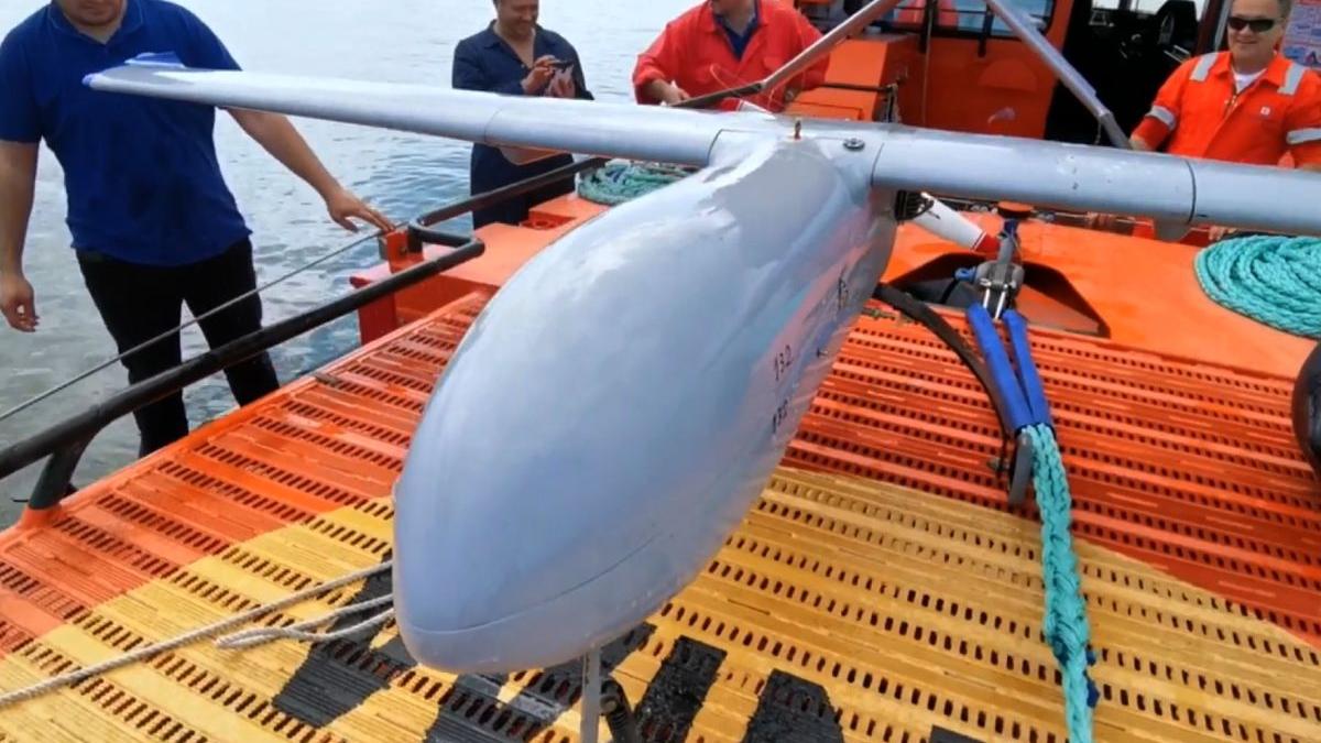 drona militara prabusita marea neagra recuperata salvatori arsvom