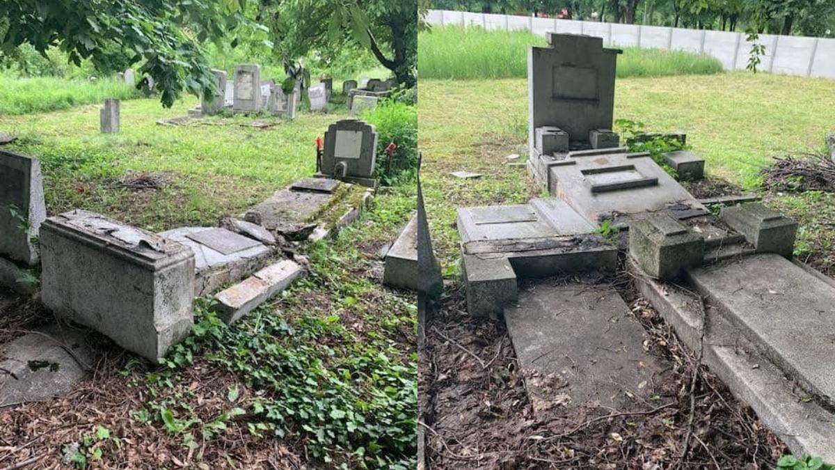 trei tineri retinuti morminte vandalizate cimitirul evreiesc ploiesti