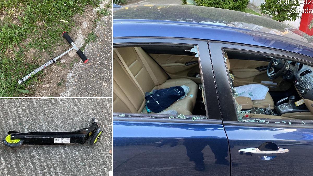 politist local lovit trotineta interventie arad