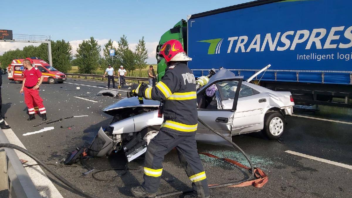 accident grav a1 la vama nadlac