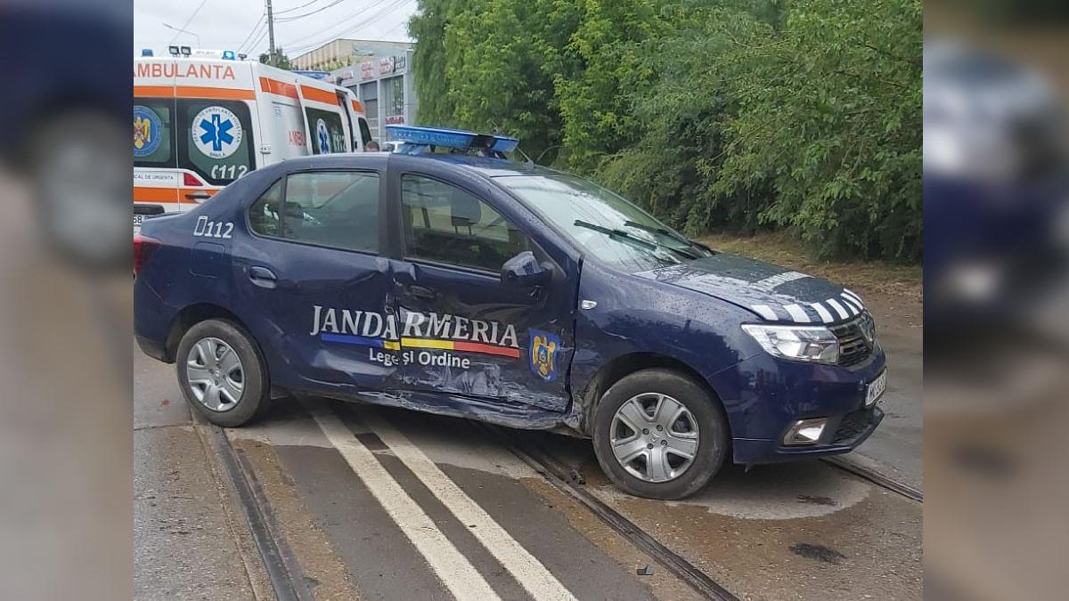 jandarmi raniti accident rutier braila