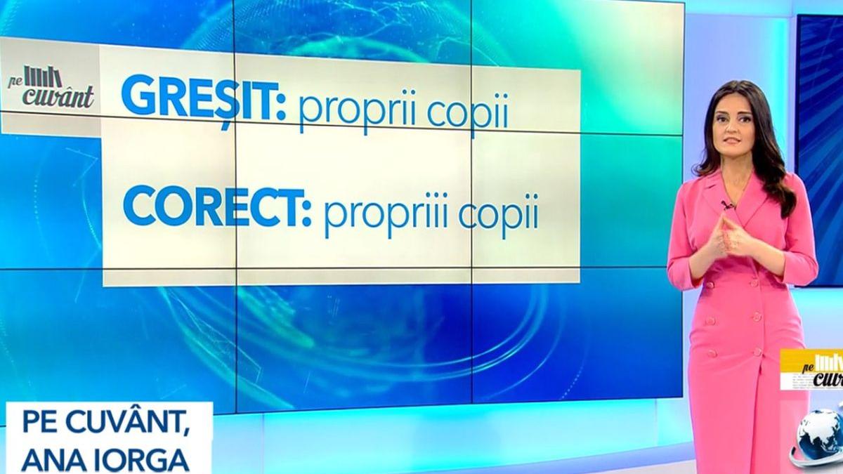 proprii copii sau propriii copii forma corecta