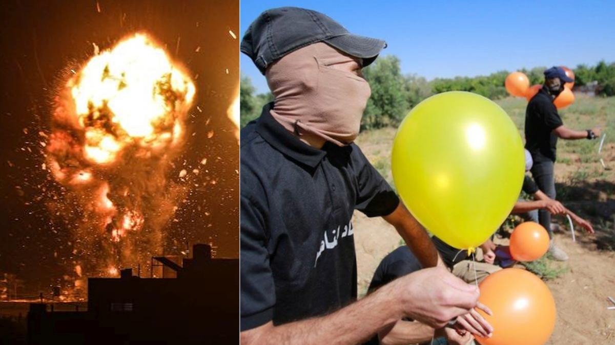 israel gaza idf baloane incendiare armistitiu