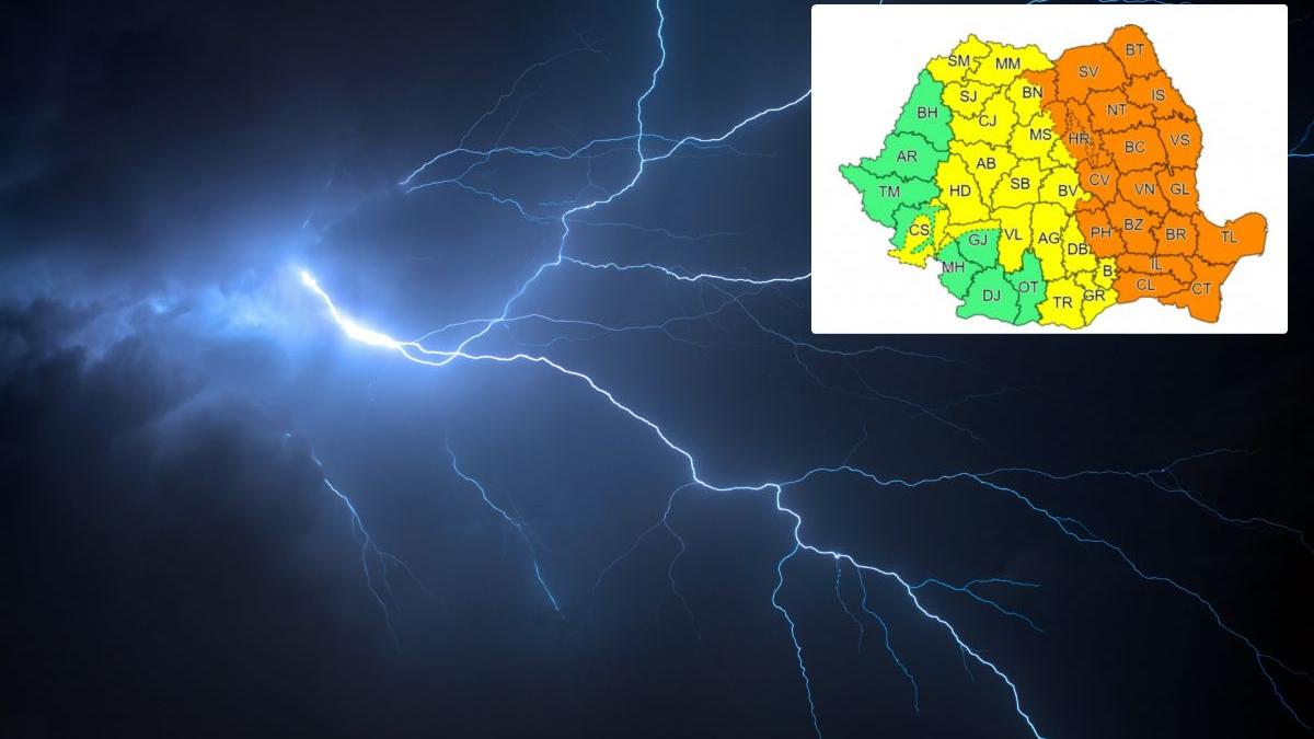 avertizari meteo vreme severa imediata cod portocaliu jumatate est tara