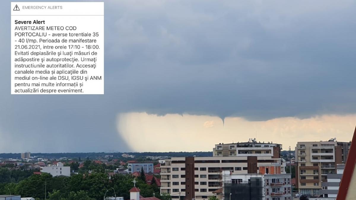 avertizare ro alert transmisa in urma cu scurt timp