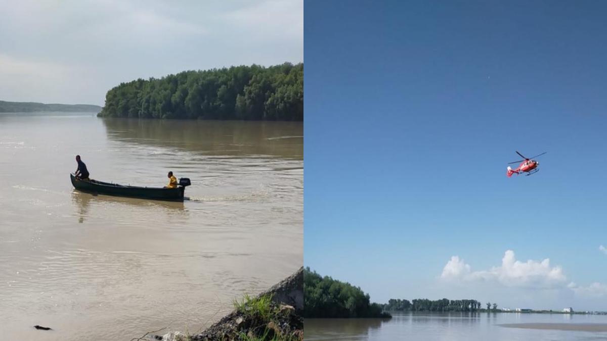 copii disparuti dunare cautati cu barci elicopterul smurd fetite