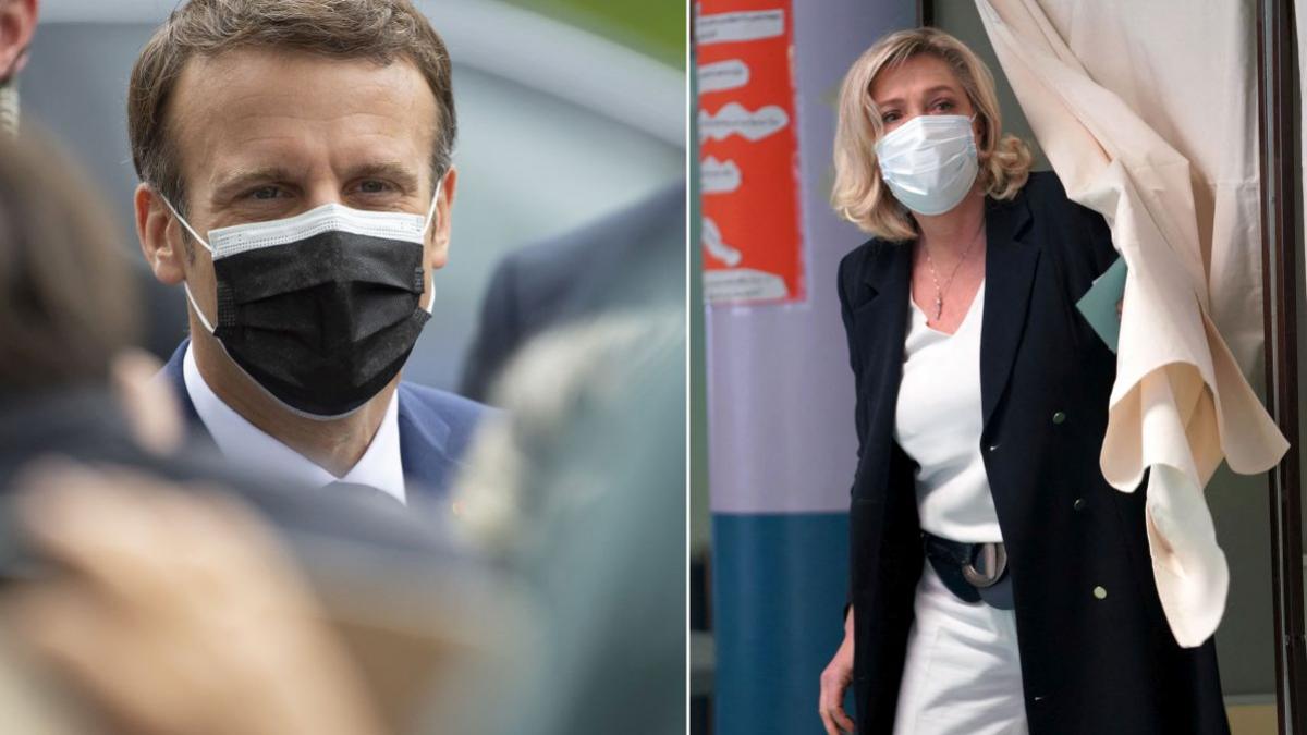 emmanuel macron marine le pen alegeri regionale