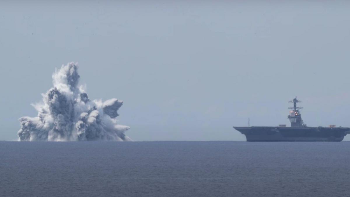 portavion gerald r ford test soc cutremur richter