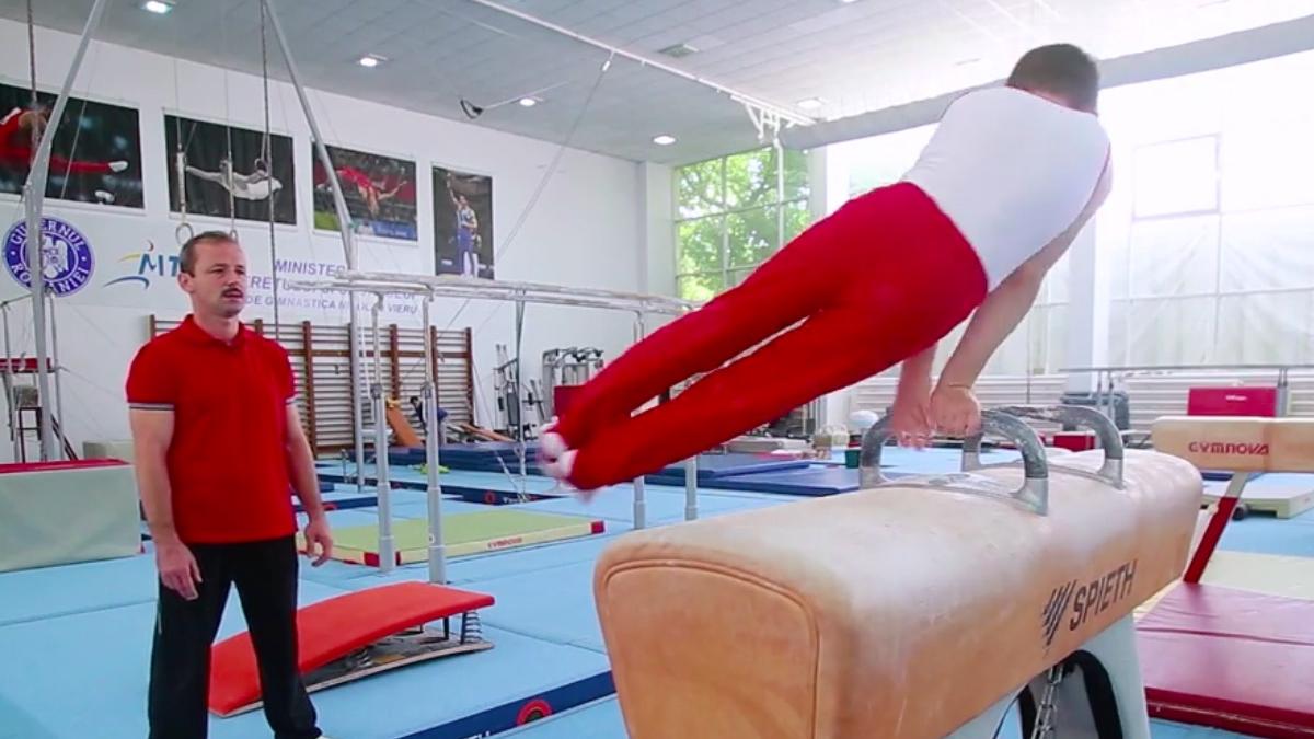 baietelul marius urzica noua ani si sase medalii de aur campionat national gimnastica