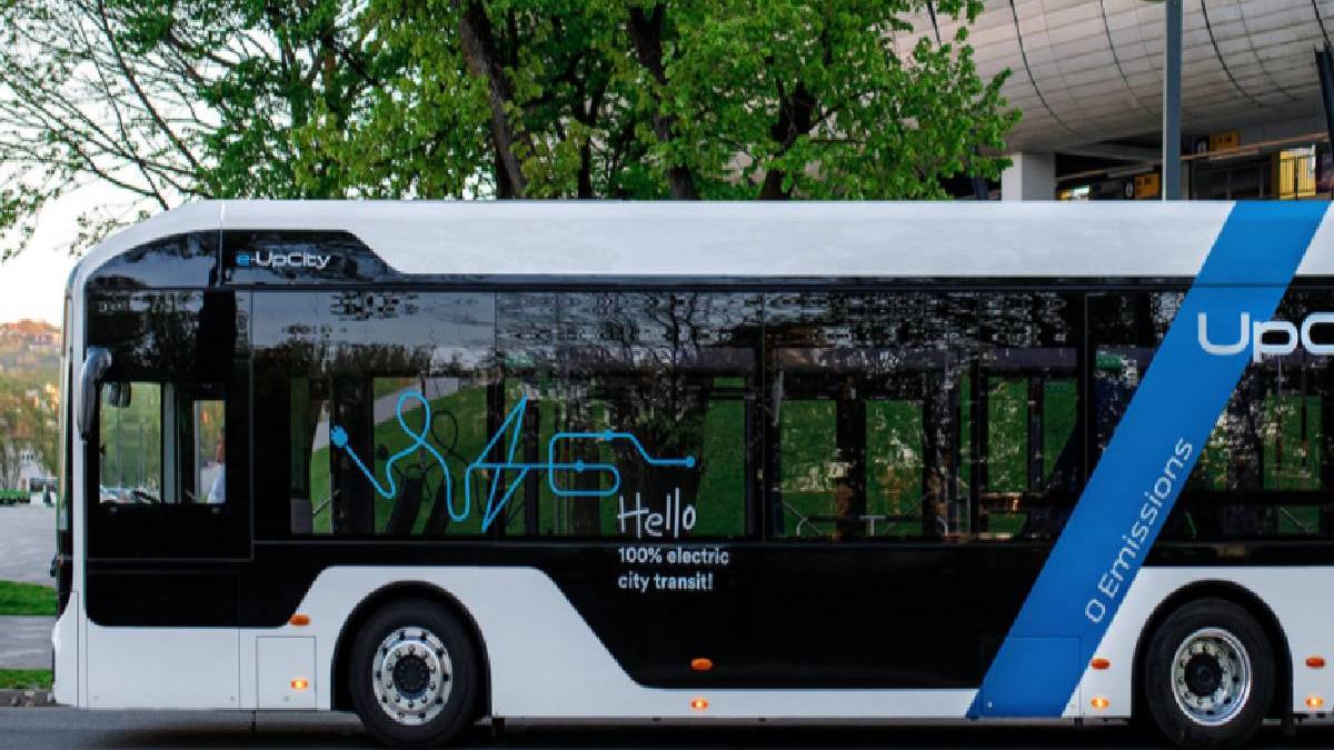 primul autobuz electric produs romania pe strazile braila