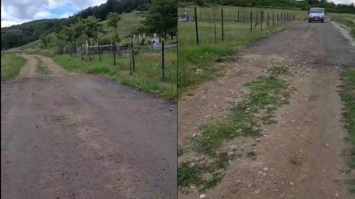 drum doua cimitire sat gorj asfaltat ortodox