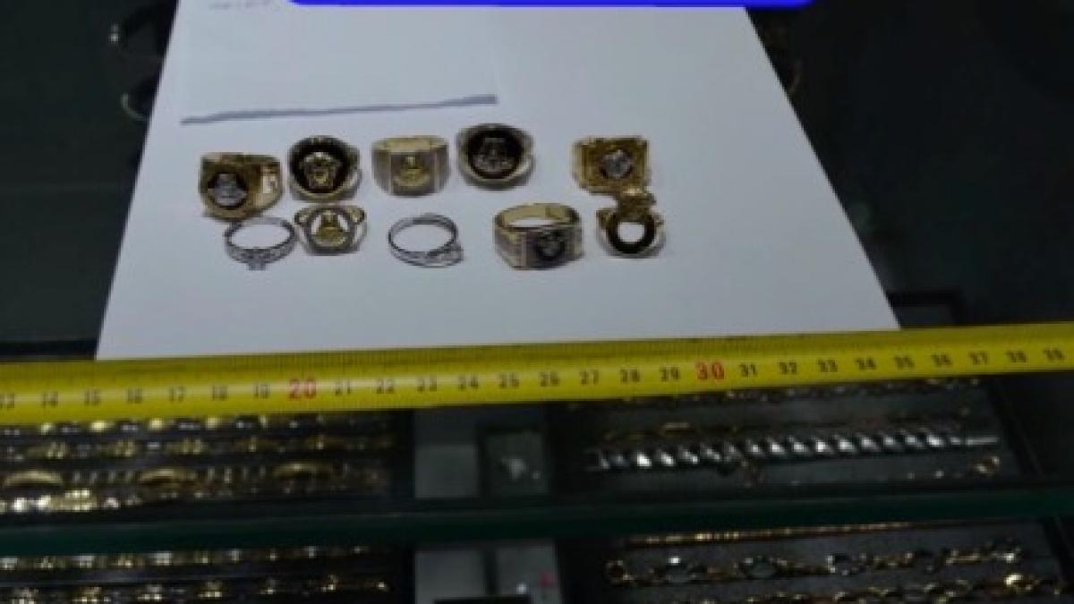 bijuterii confiscate 12 kilograme bucuresti