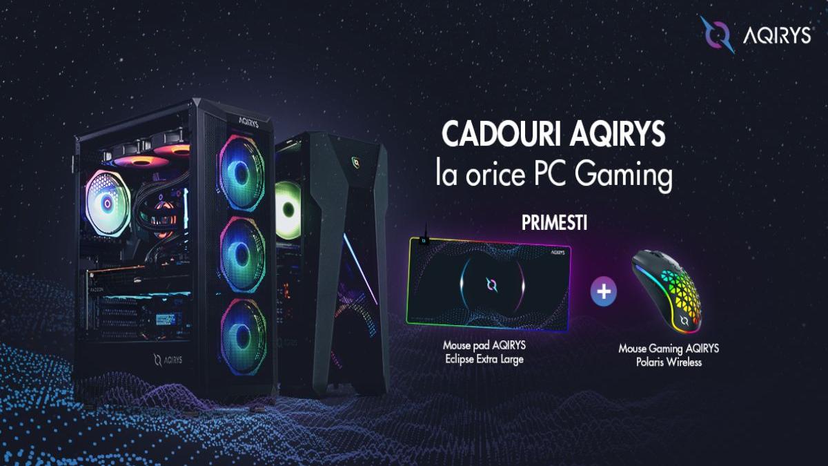 c garage ofera cadouri aqirys la orice pc gaming