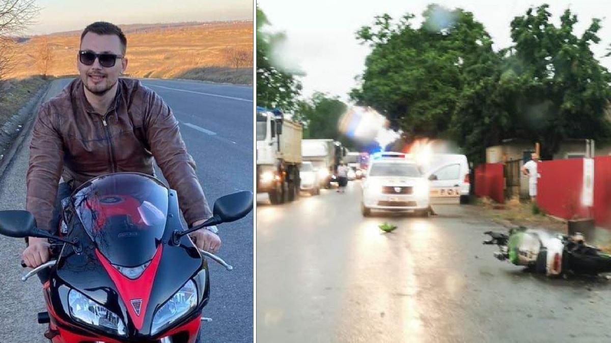 motociclist mort autoturism opel accident botosani