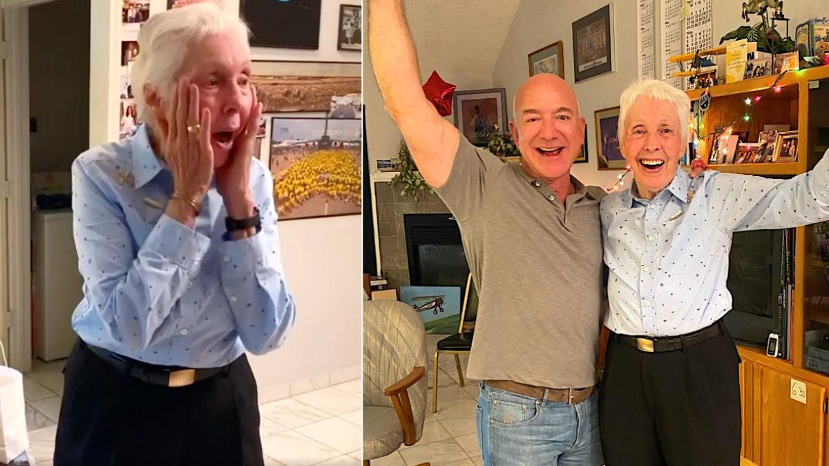 femeie 82 ani spatiu jeff bezos