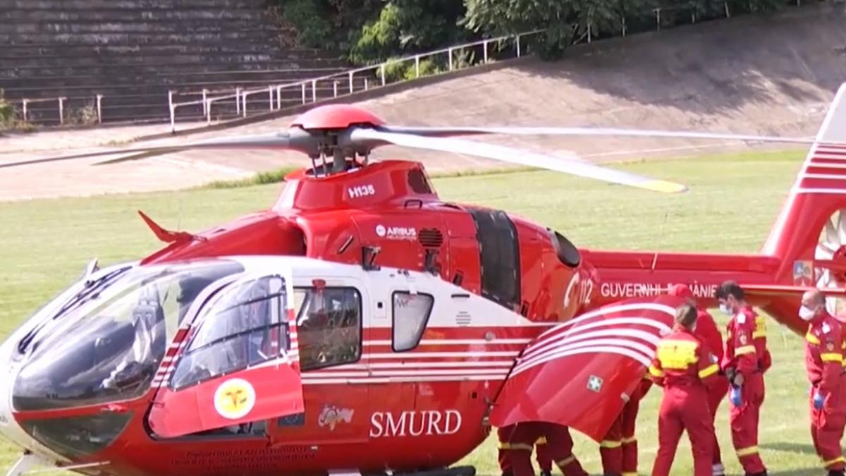 barbatul arsuri elicopter smurd capitala floreasca