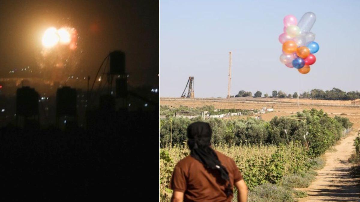 israel gaza hamas baloane idf bennett