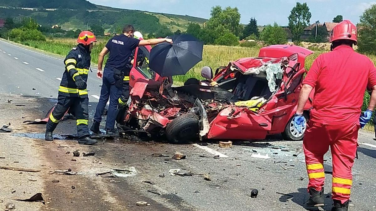 politist gest emotionant accident mihaiesti