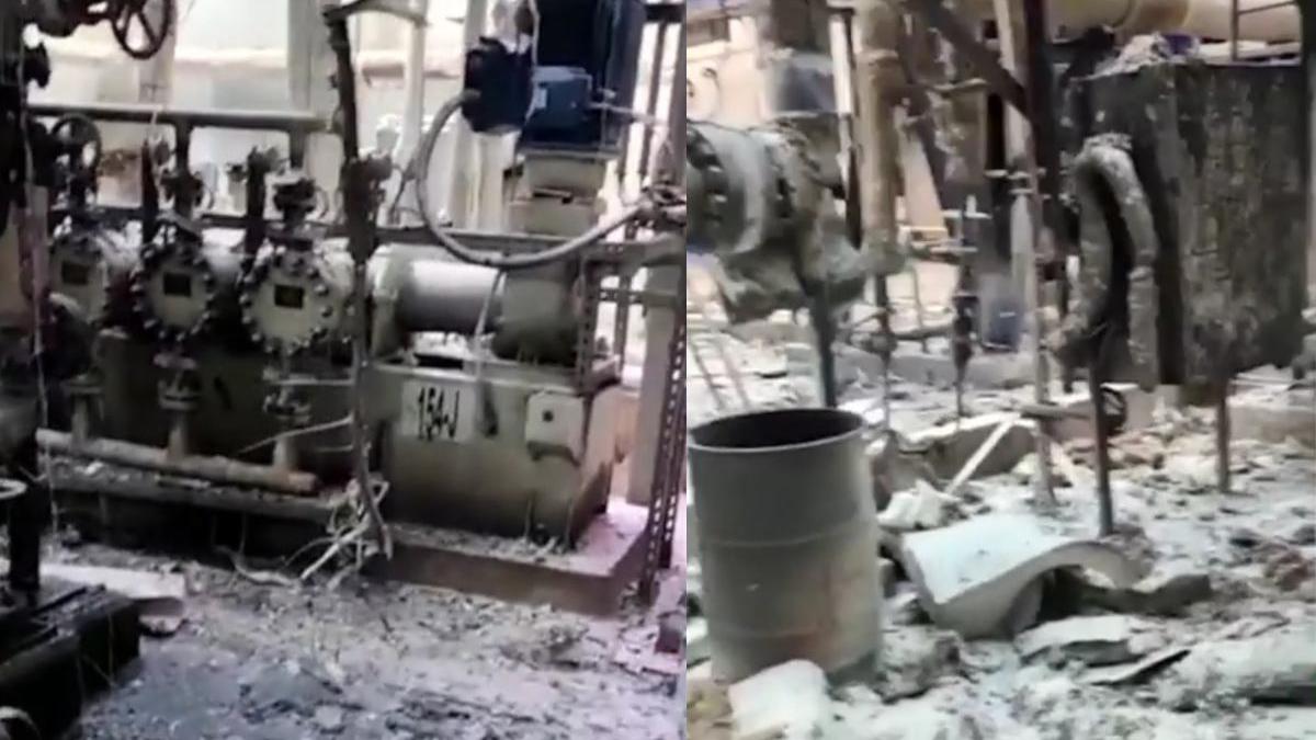 primele imagini interiorul combinatului azomures incendiu