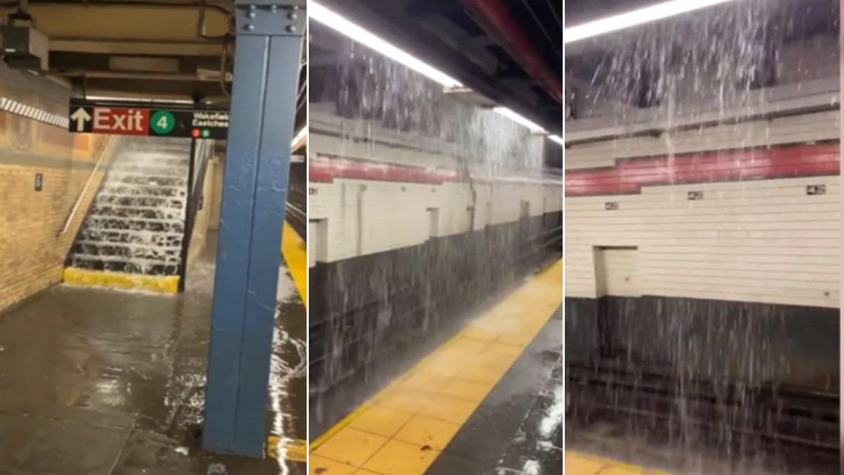 metrou new york inundat masini furtuna tropicala elsa