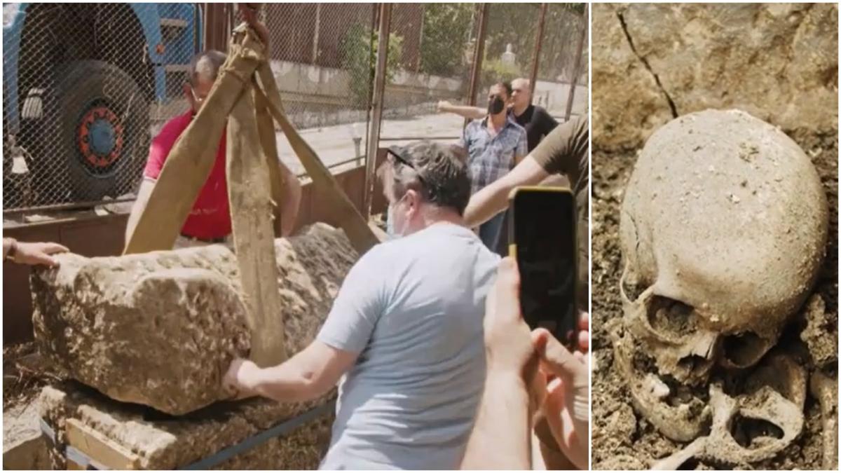 descoperire centrul clujului arheologi sarcofag intact adolescent roman