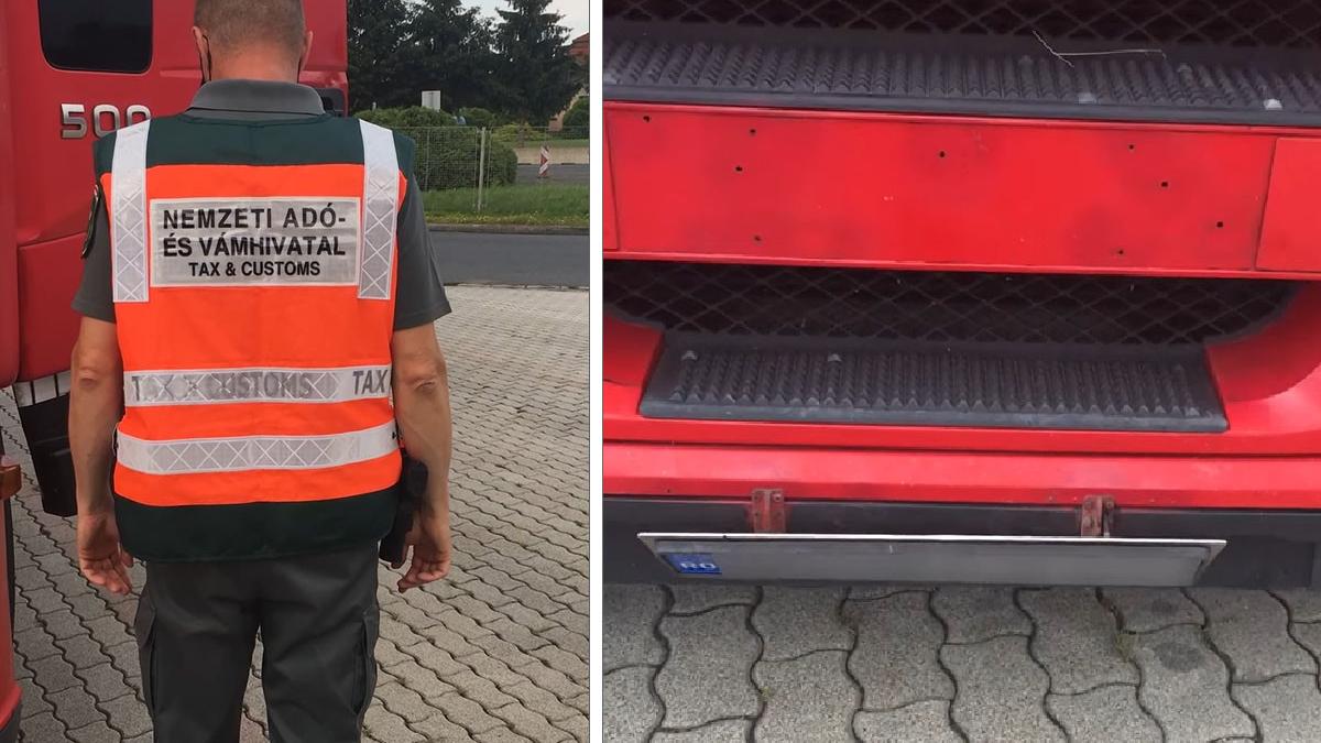 sofer roman pedala numar inmatriculare camion vinieta ungaria