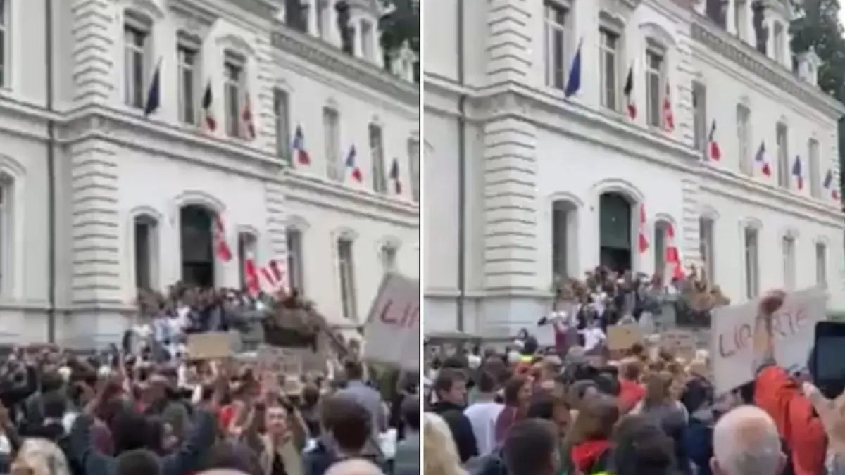 proteste vaccinare obligatorie franta patrundere forta institutie