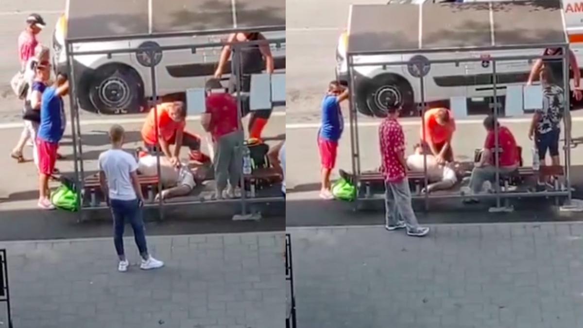 barbat satu mare mort in statia de autobuz din cauza caldurii