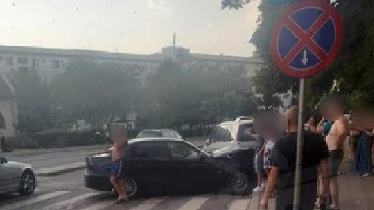 accident bmw sofer pagube materiale strada satu mare