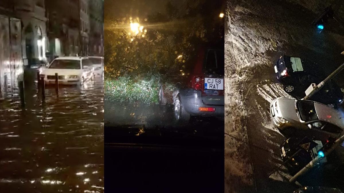 inundatii cluj napoca dupa furtuna 30 de minute