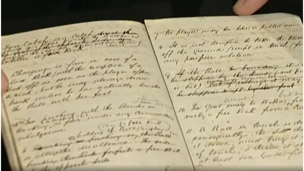 primul regulament istoria fotabalului licitatie