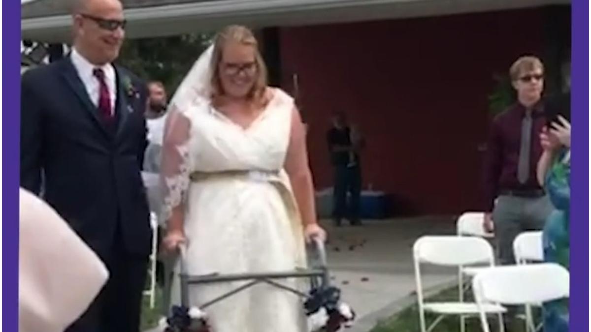 femeie paralizata miracol nunta