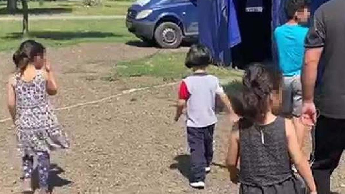 familie de migranti cu copii deshidratati salvati de politistii de frontiera din timis