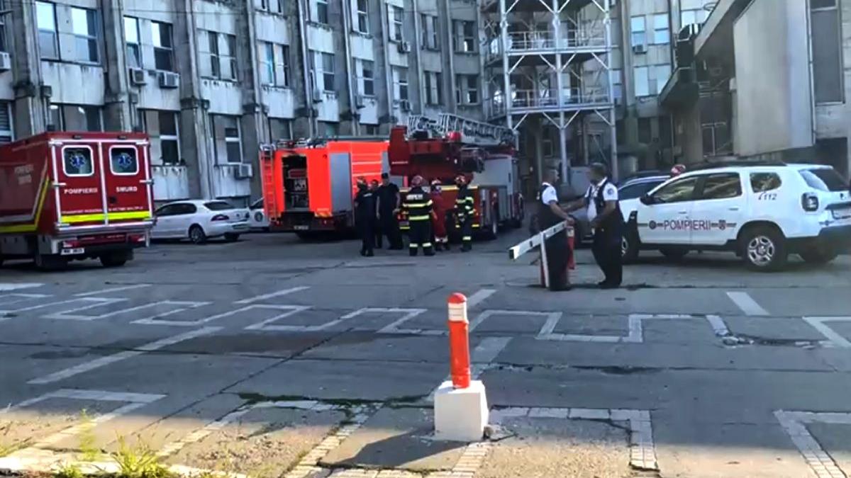 incendiu la sectia chirurgie cardiovasculara de la spitalul judetean constanta