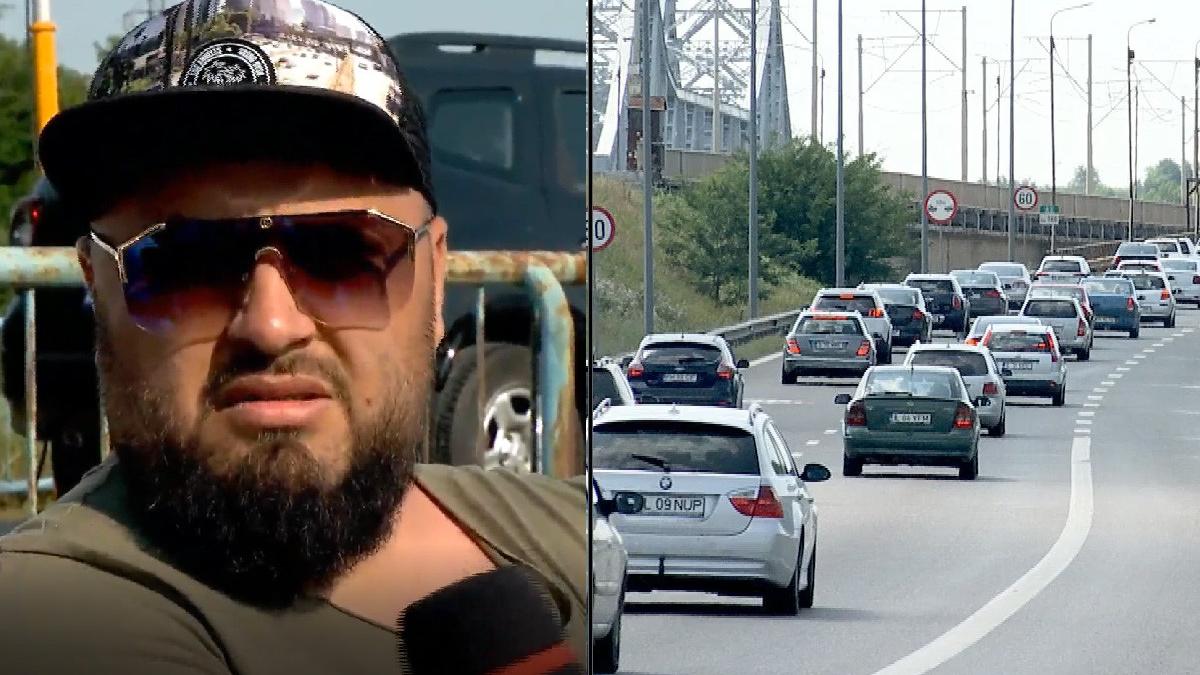 declaratie sofer prins pe banda de urgenta pe a2