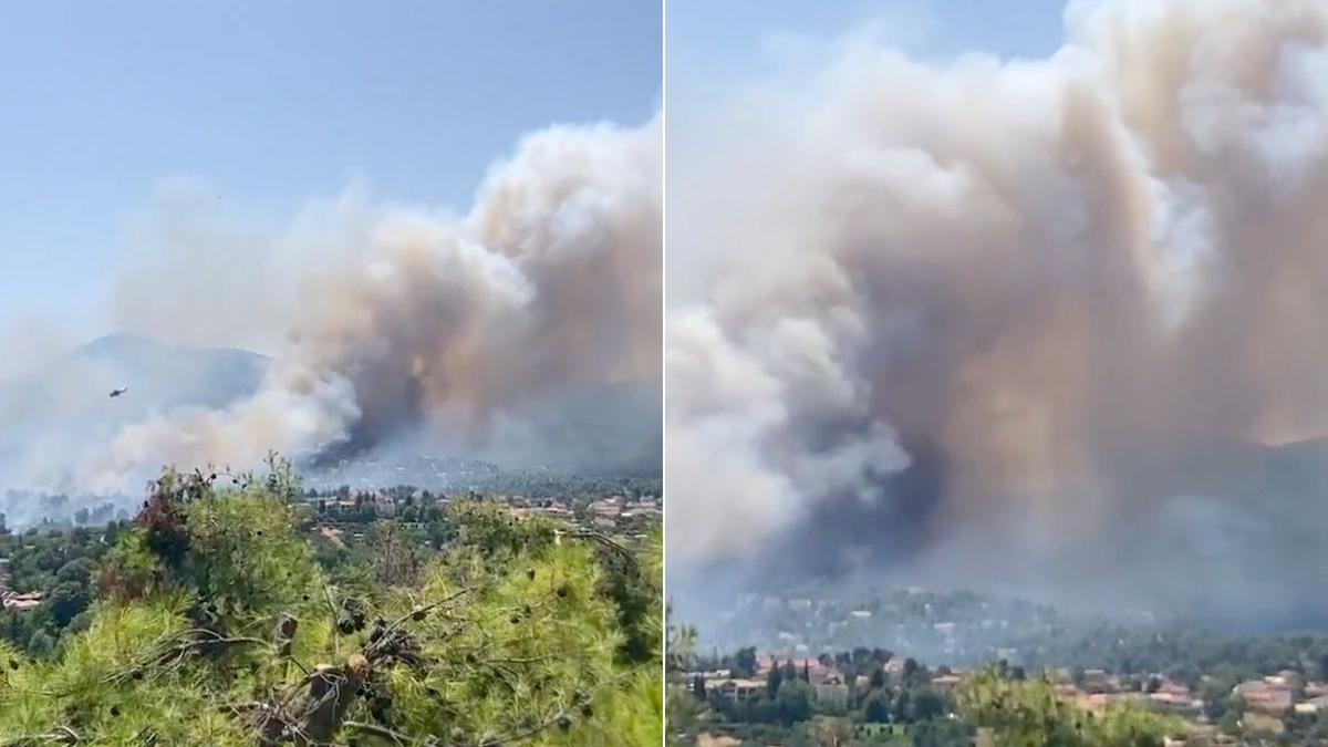 incendiu forestier atena