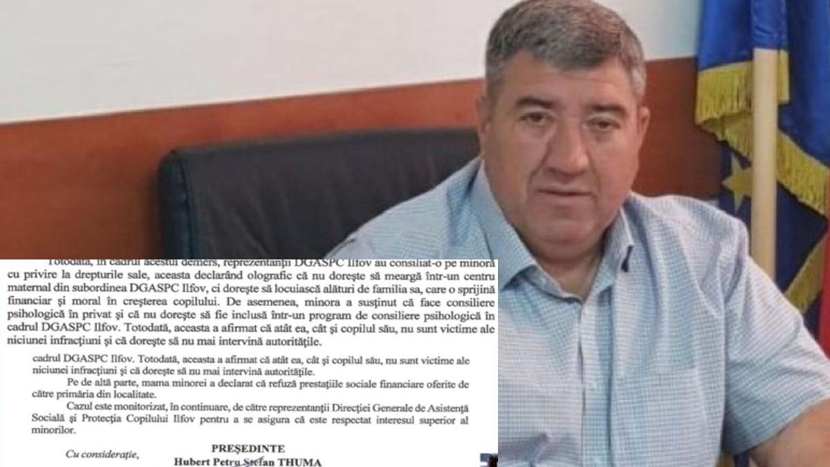 cj ilfov sustine minora violata primar stefanesti cerut autoritati nu mai intervina