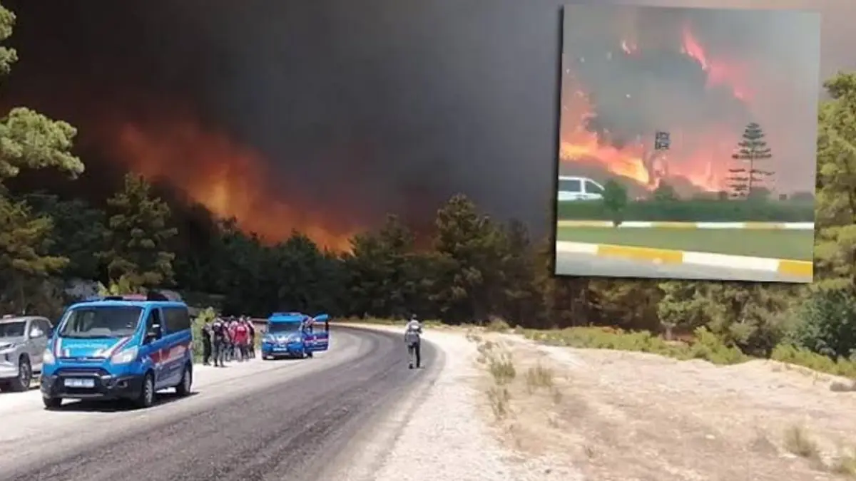 sudul turciei este in flacari incendiile nemiloase au ajuns la 75 de kilometri apropiere de antalya