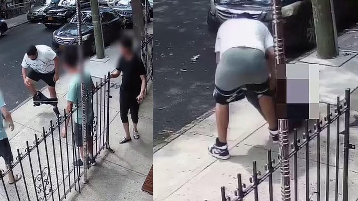 talhar pantaloni vine brooklyn new york camere supraveghere