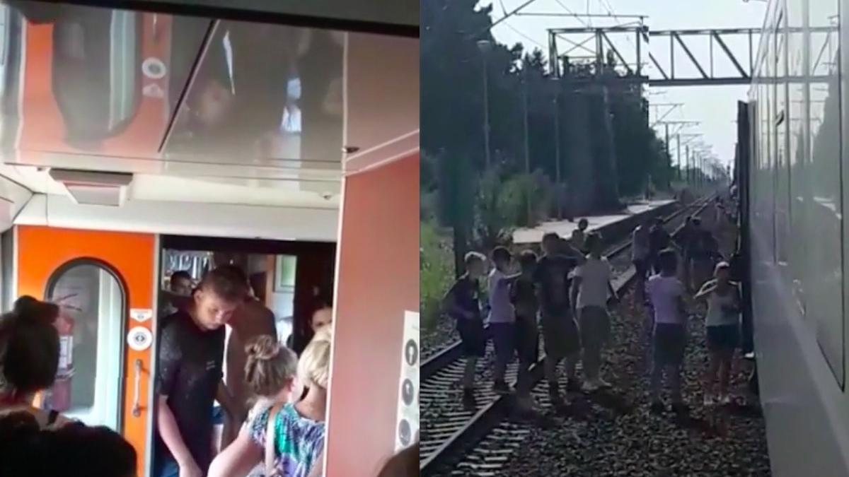 tren copii veneau de la mare blocat pe camp langa bucuresti peste 8 ore