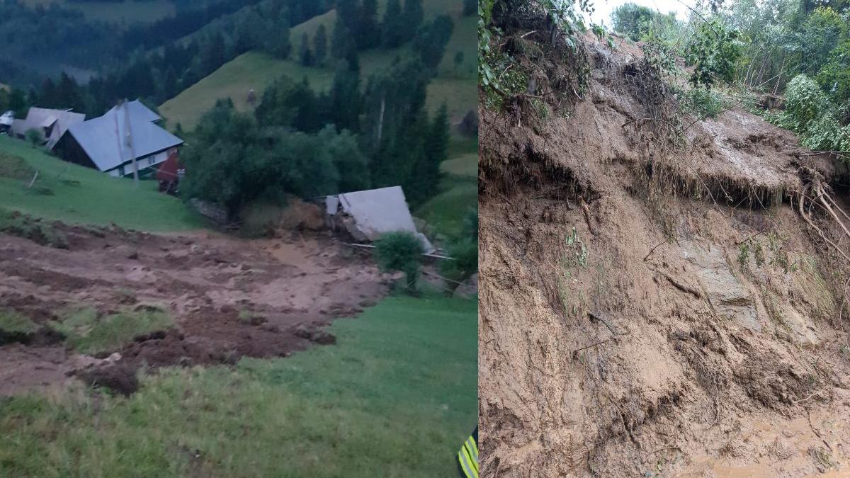 alunecare teren sat brasov case prabuseasca zeci animale murit