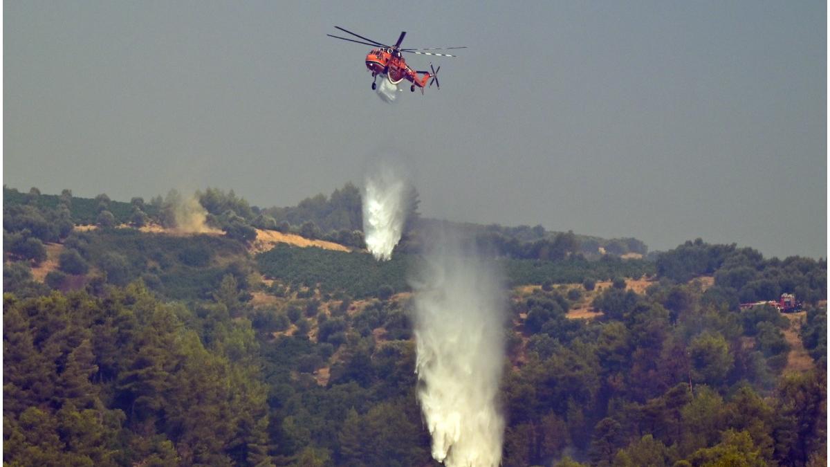 insula rhodos incendii vegetatie