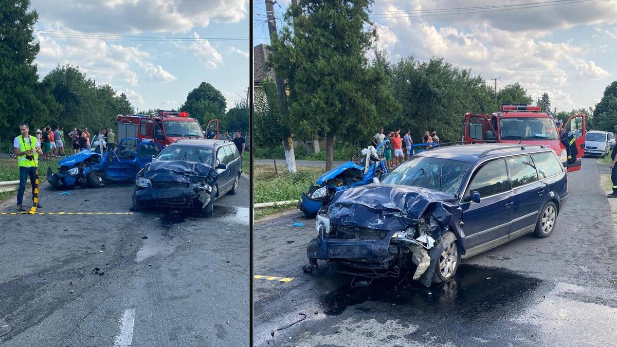 accident cumplit la cuvin arad o femeie a murit si un copil a ajuns la spital