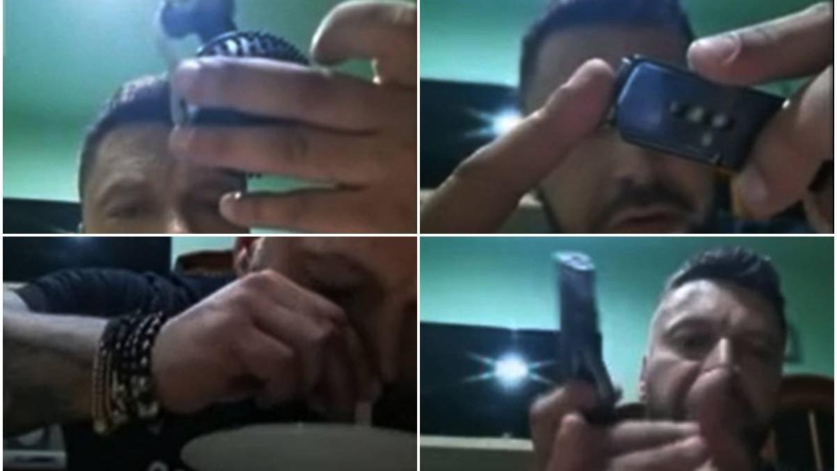 europol indeplinit dorinta barbat ameninta oamenii legii pistol live facebook