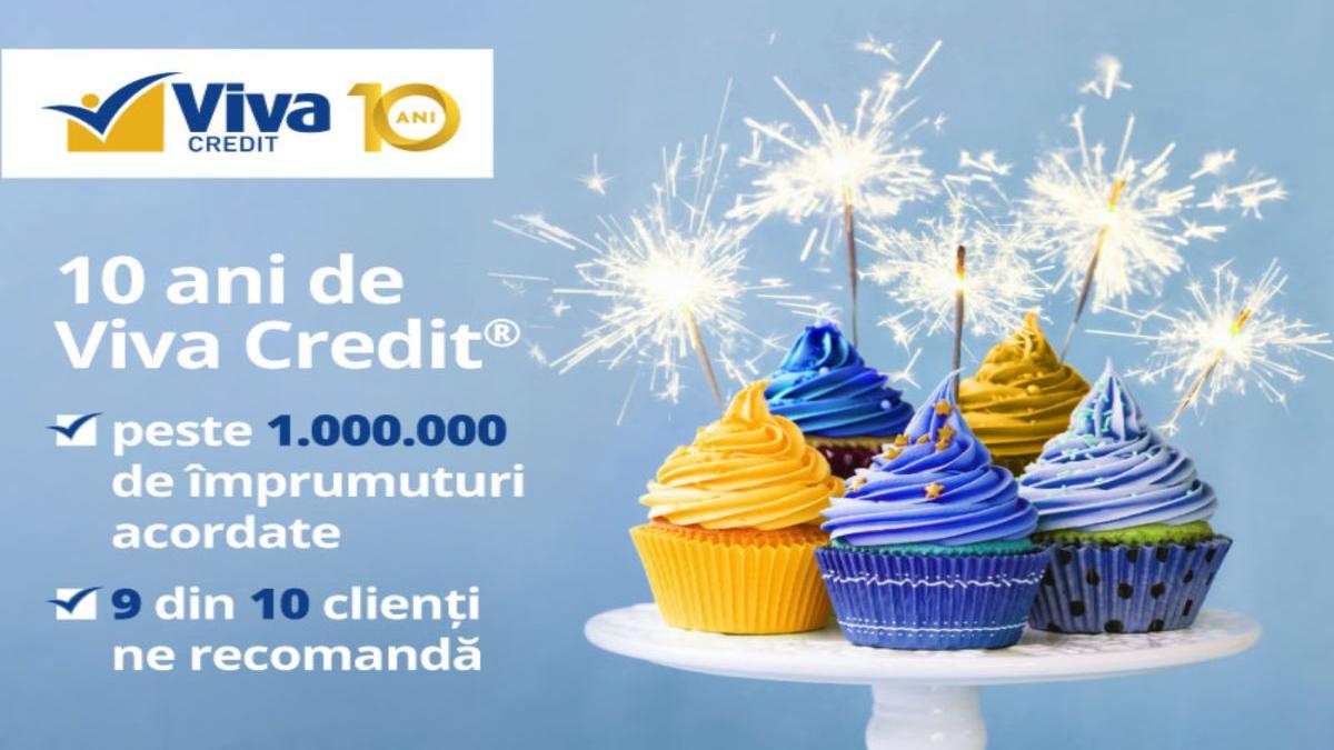 concurs viva credit sarbatoreste 10 ani de la primul imprumut acordat 100 online
