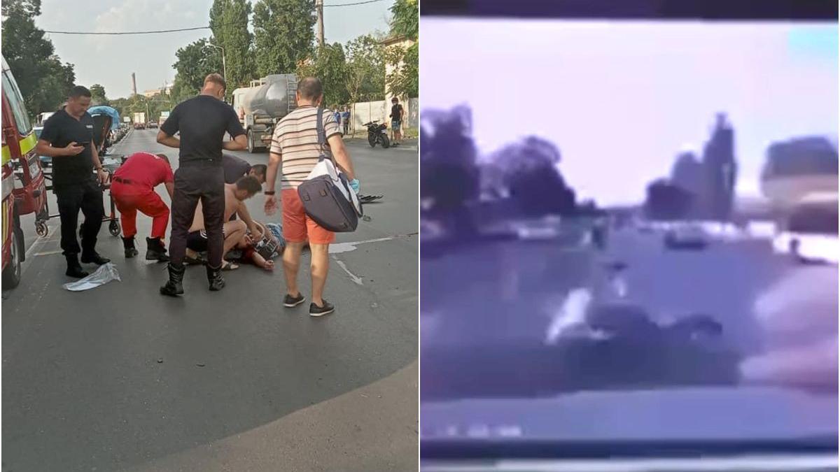 imagini moment baiat trotineta omorat masina bucuresti