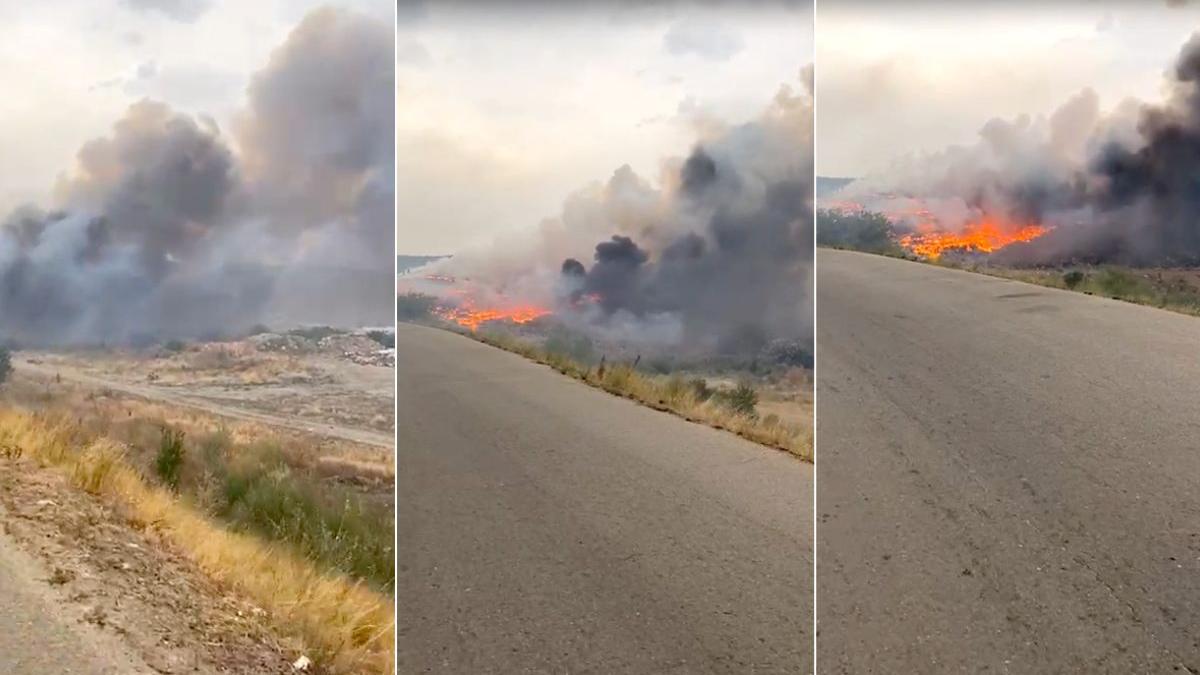 incendiu depozit ecologic mehedinti