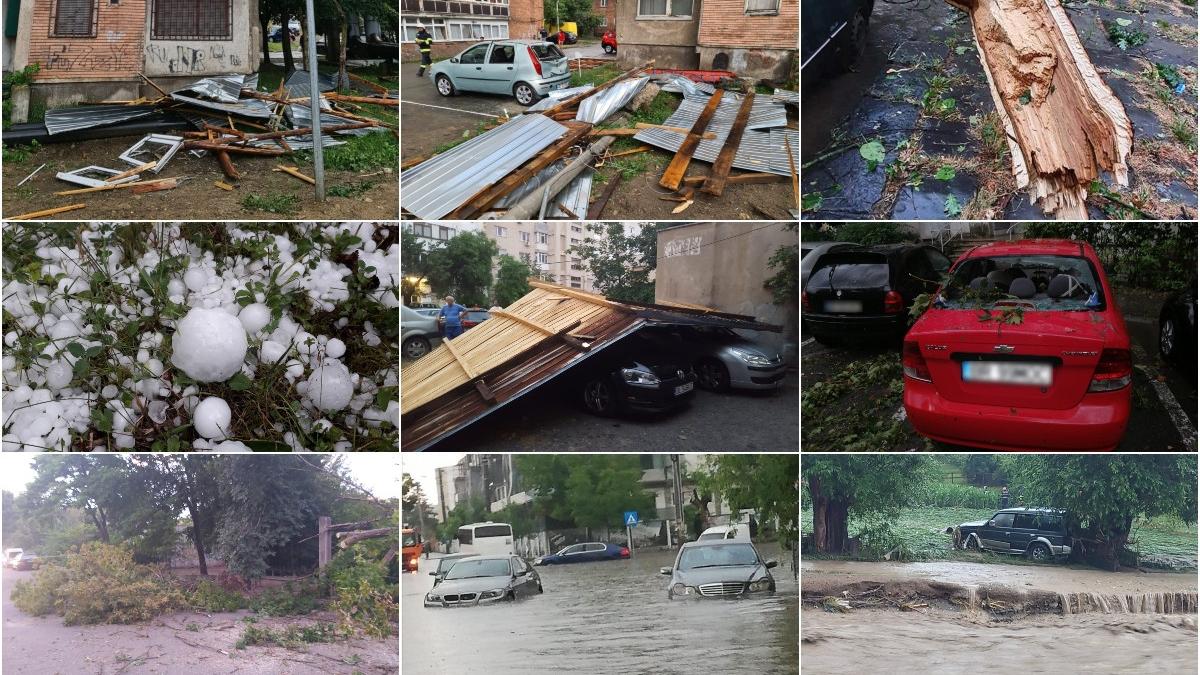 ploile abundente si vijeliile au facut prapad in romania