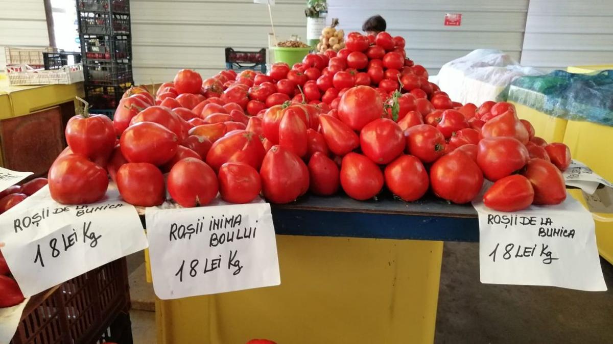 rosii scumpe 18 lei kilogramul piata tulcea